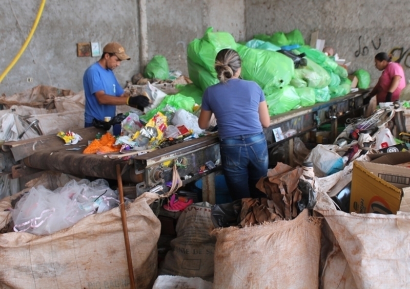 Reciclagem de resíduos em Tamarana é quase o dobro da média nacional