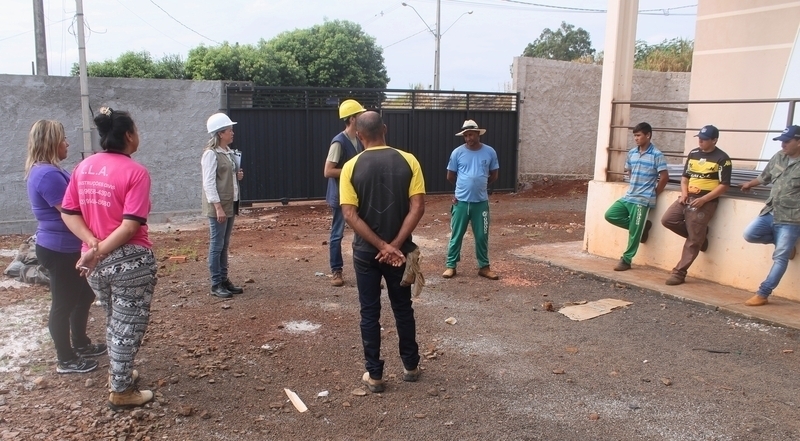 Campanha orienta trabalhadores de canteiros de obras para prevenção contra acidentes