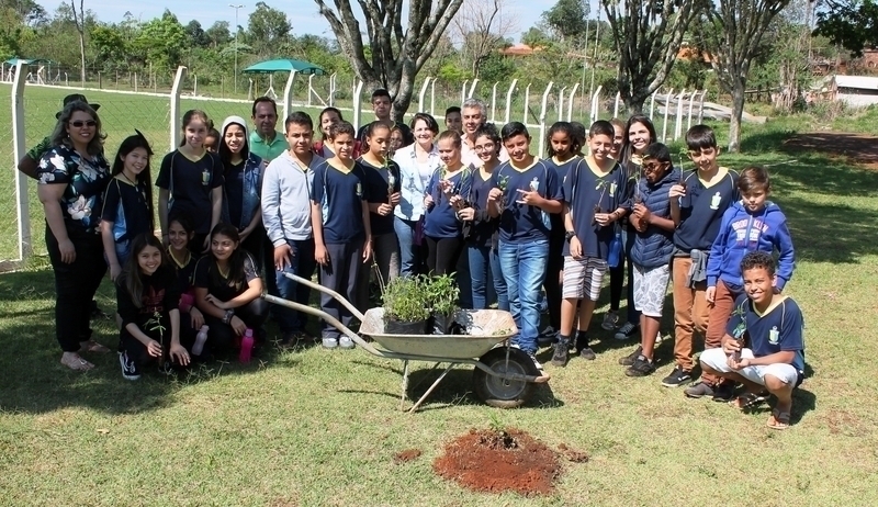 Estudantes do Cemca plantam árvores nativas no CSU
