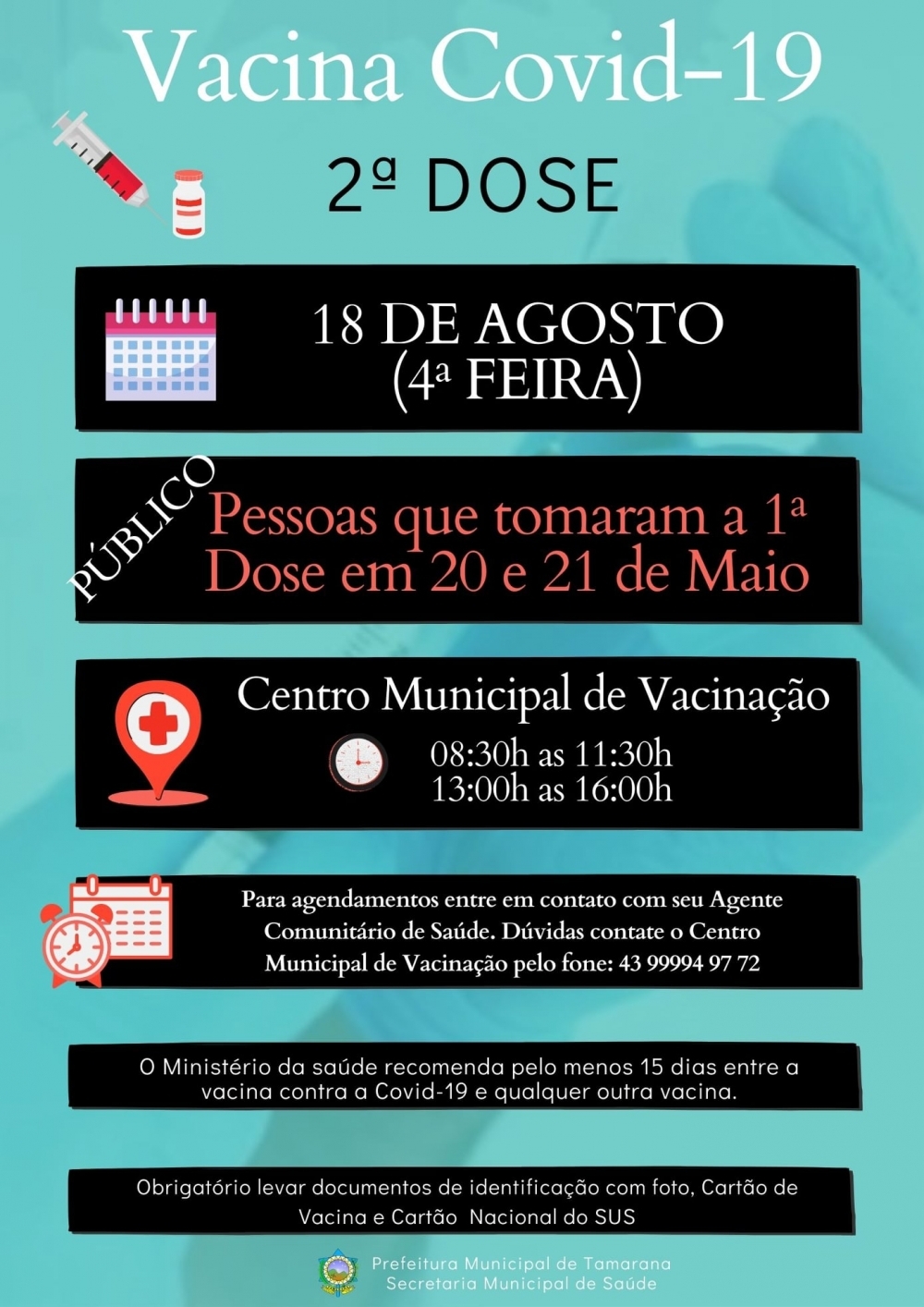 VACINA 2ª DOSE