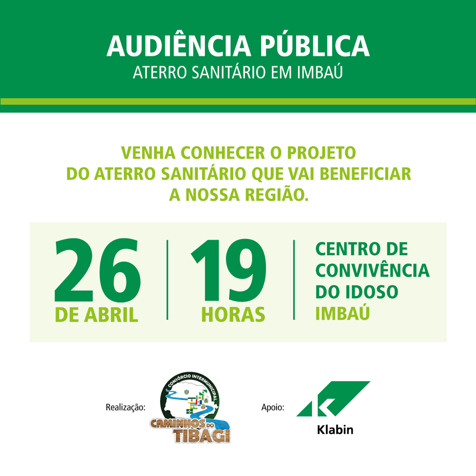 Audiência pública apresenta proposta de aterro sanitário para Tamarana e região